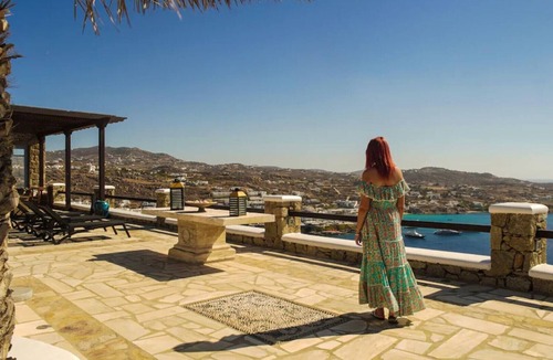 Paraga Villa | 2 BIG VILLAS OZAR PSAROU with panoramic views and 3 swimming pools
