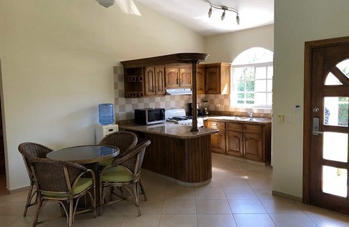 Urbanizacion Tavarez Villa | 2BD villa, private pool, tennis/basket/football courts, steps from beaches/shops