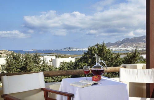 Agios Prokopios Villa | 3 bedroom villa, 2.5 baths, sea view, private hot tub, communal pool, breakfast