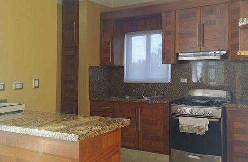 La Esplanada Apartment | 3BD central condo in Sosua, fully equipped, large pool, WIFI BBQ A/C Cable TV