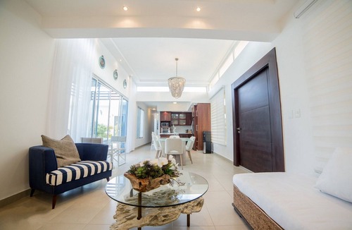 Sosua Villa | 3BD Villa in gated beachfront resort with gym/pool/tennis/basket/spa/restaurant