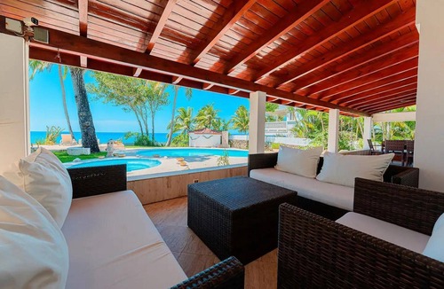 Playa Chiquita Villa | 3BR Oceanfront Villa: Admire the Gorgeous Sea Views!