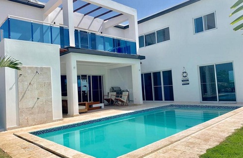 Sosua Villa | 4BD villa with private pool in beachfront resort. Tennis/ basket/waterpark/gym!