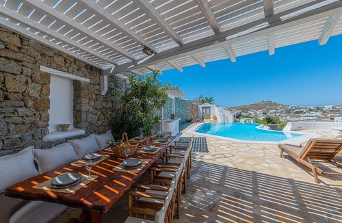 Psarou Villa | 9 Muses Villa Erato 4BR With private pool!