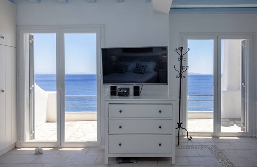 Agios Sostis Villa | "Aegean Whispers" Sea Front Villa in Tinos