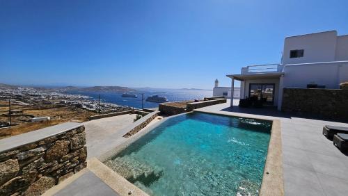 Tourlos Villa | Aether Mykonos 3BR Villa with Serene Port & Town Views
