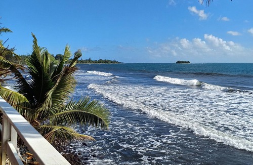 Mahina Apartment | AHONU BEACH STUDIO - Garden and sea