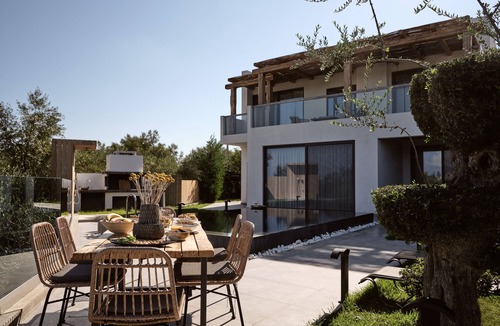 Akrotiri Villa | Alexandros Deluxe SeaView Villa, with Heated Pool