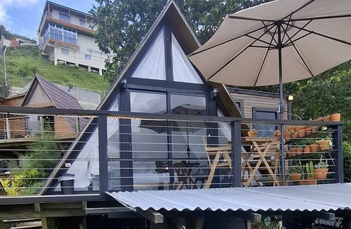 Santiago de los Caballeros Cabin | Alpinas Palo Alto - Cabaña El Amanecer - Romantic Getaway with Views & Fresh Air