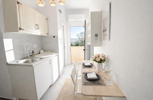 Vatos Apartment | Ameli Studio ,Balcony with Mountain View, Kitchenette, 1km to Beach by likeyourhome