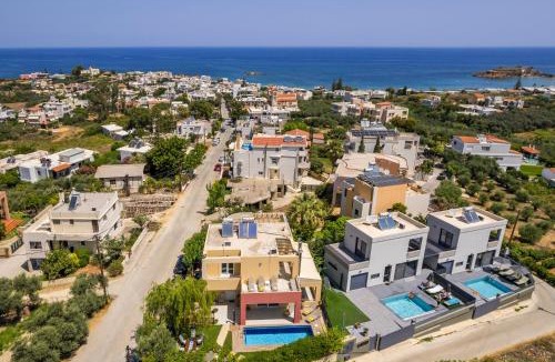 Kato Galatas Villa | AnnaBoutique Villa Beach, Heated Private Pool & BBQ