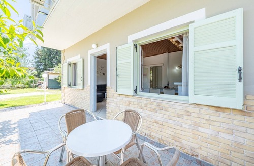 Roda Apartment | Apartment 'Alexandros Two Bedroom 1' with Shared Pool, Wi-Fi and Air Conditioning