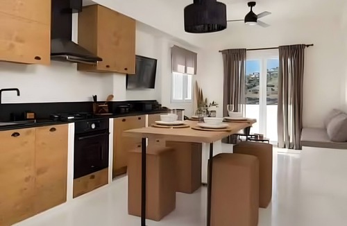 Batsi Apartment | Apartment 'Batsi View House' with Sea View, Wi-Fi and Air Conditioning