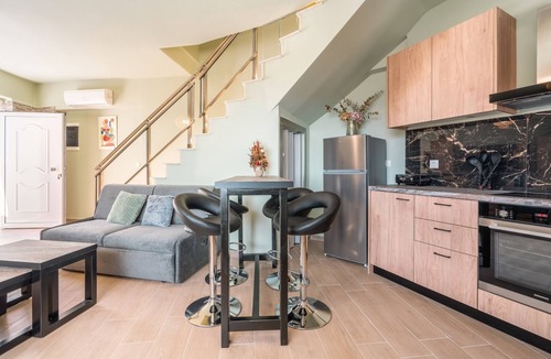Stegna Apartment | Apartment 'Solymar Prive Sea View' with Sea View, Wi-Fi and Air Conditioning