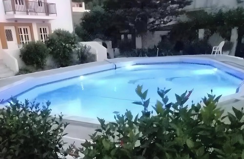 Kalymnos Town Apartment | Apartment 'Triple Room No 3' with Mountain View, Wi-Fi and Air Conditioning