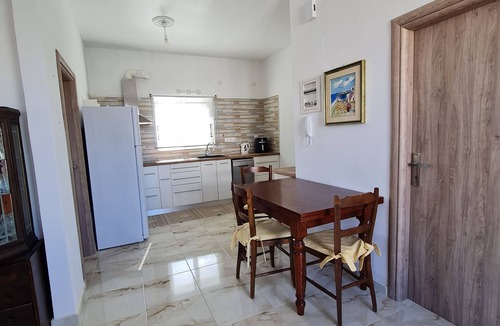 Selinia Apartment | Apartment with sea view, 200 meters from the beach mini markets, restaurants,