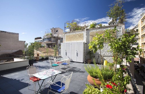 Psirri Apartment | Architect designed studio (EP7R). Green rooftop!