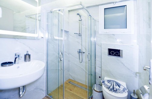 Rhodes Town Apartment | Astoria Studio 2, Rhodes City Center - Brand New bathroom