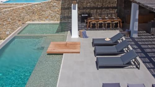 Faros Armenistis Villa | AURA Seaview Sunset Pool Villa - Six Bedrooms