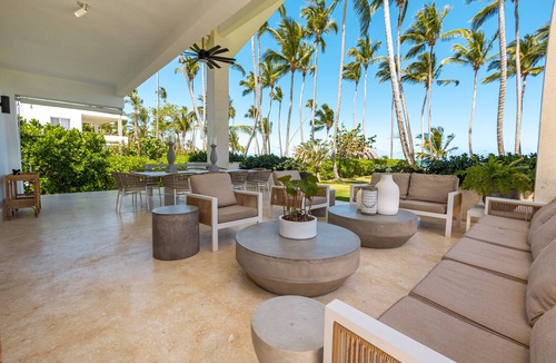 Las Terrenas Ski Chalet | BEACH FRONT- NEW VILLA - for 12 guests -4 rooms. Fully equiped