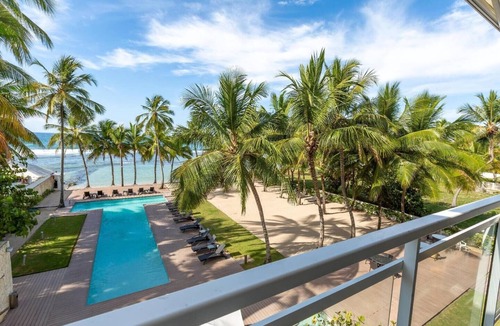 Juan Dolio - El Pueblo Apartment | Beachfront| 4Beds| Jacuzzi| Privacy| Full Kitchen