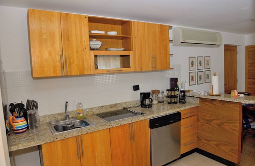 Dominicus Condo | Beachfront Bliss: Cozy 2-Bedroom Rental Sleeps 4-6 with the sand 10 meters away