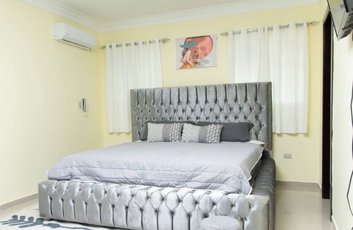 San Francisco de Macoris Condo | Beautiful 1st Floor, 3 bedroom Condo! Salida a Santo Domingo! SFM private patio!