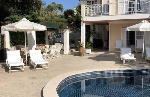 Kanapitsa Villa | Beautiful Private Villa with pool, sea views & 1 minute walk to beach.