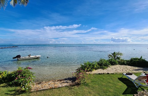 Maharepa House | Beautiful seaside wooden villa in Moorea. 3 bedrooms, 2 bathrooms. Sleeps 6