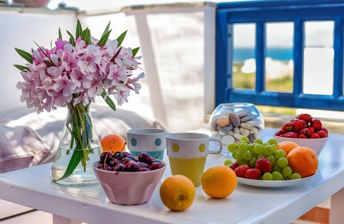 Agia Anna House | Beautiful Tranquil Naxos House with Stunning Views, 400m to Agia Anna Beach.