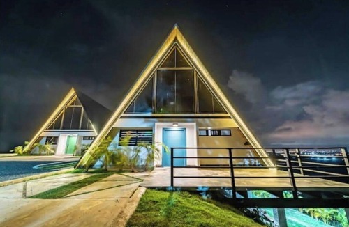 Pedro Brand House | Blue house on the mountain near the city