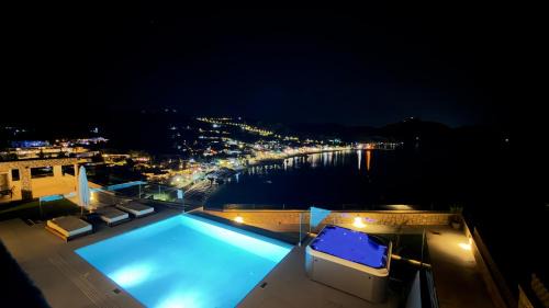 Stegna Villa | Blue Infinito Boutique Villa, Infinity Pool , Heated Jacuzzi & Panoramic Sea View