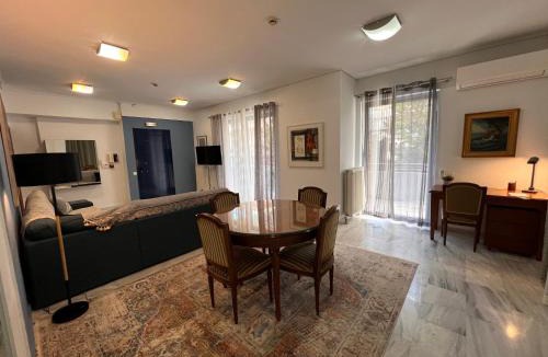 Khalandrion Apartment | Blue Spacious Flat wt Parking nr Marousi Hospitals, by PromosHomes