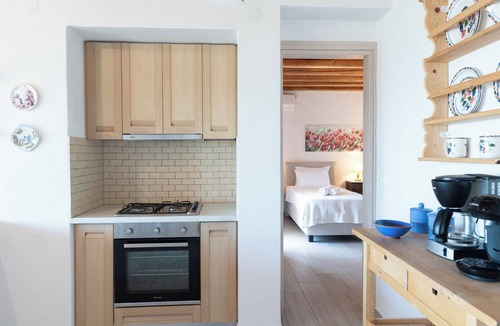 Skala Apartment | Blue Vista Patmos Sofia Quadruple Apartment