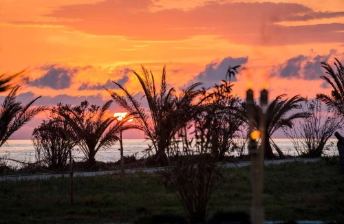 Kounopetra Villa | Boho beachfront villa, neutral and calming