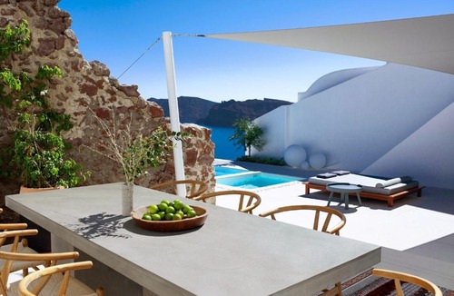 Oia Villa | Caldera Crest Villa Oia Santorini Private Pool Caldera Views Hot Tub