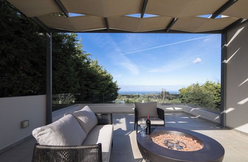 Skouloufia Villa | Captivating Panoramic Sea View, Unique Architecture, 10 Minutes from Beach