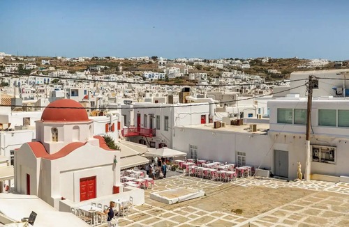 Little Venice House | Casa Paraportiani House sea view in the heart of the Old Port mykonos Cityhall
