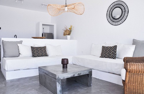 Nea Cryssi Akti Villa | Cave Suite Paros, 65sq.m | Private pool & Panoramic sea view | "endless blue"