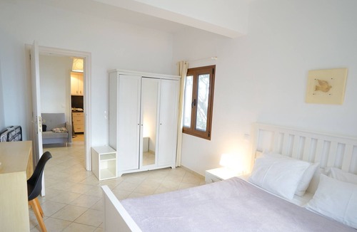 Fira Apartment | Cental Fira Apartment with Veranda
