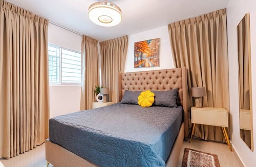 Llanos de Gurabo I Apartment | Chic Urban Retreat Pool Gym Free Parking Playground