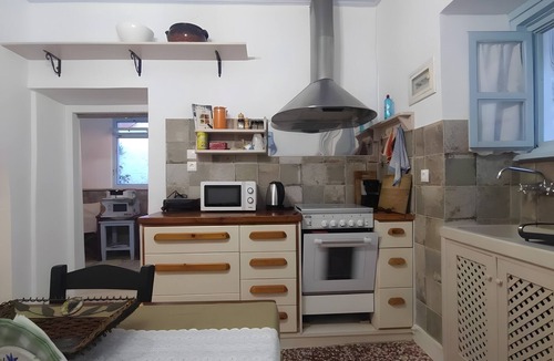 Skala Apartment | Chrisi's and Jasmin's House – Traditional Stone Home in Patmos Near the Port