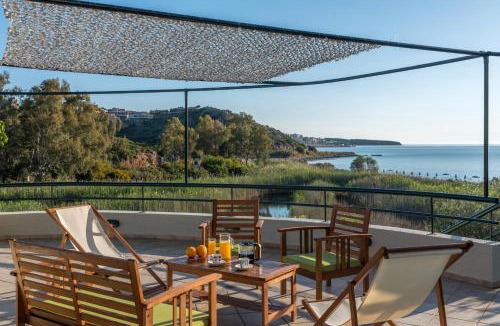 Almyros Villa | Coastal Dream beachView BBQ free parking WiFi 2 bedroom