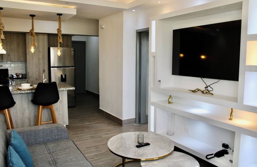 Caribbean Islands Apartment | CoralCliffsTower-JuanDolio+Cozy1Br-/2Bds/-4Pax-/10THFloor-/WiFi-Open Kitchen