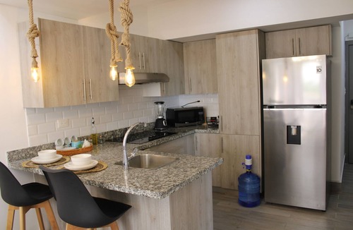 Caribbean Islands Apartment | CoralCliffsTower-JuanDolio+Cozy1Br-/2Bds/-4Pax-/10THFloor-/WiFi-Open Kitchen