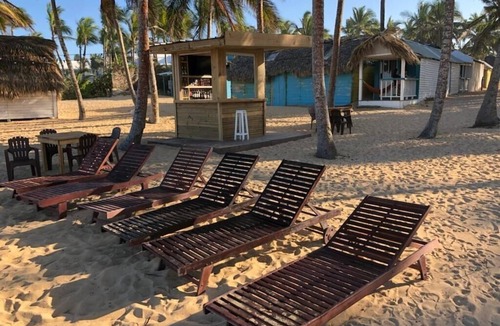 Punta Cana Apartment | Cozy Beach Front bungalow #4. Unspoiled Beach.