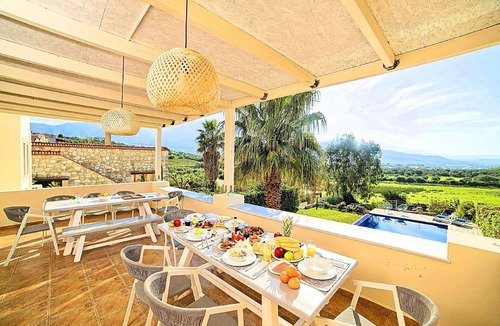 Dramia House | Cretan Mansion Heated Swimming Pool
