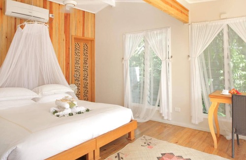 Na Sau Bay House | Deluxe Oceanfront Villa with indoor and outdoor private shower and private deck.