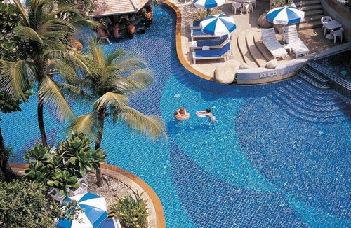 Patong Hotel | Deluxe Room #13, partial SEAVIEW @ Patong