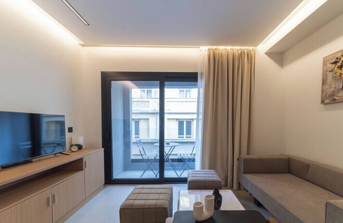 Piraeus Apartment | Deluxe Studio with Balcony in Athens